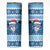 Personalized Blue Tiger Christmas Skinny Tumbler Kawaii Derpy Tiger Santa Mode - Wonder Print Shop