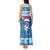 Personalized Blue Tiger Christmas Tank Maxi Dress Kawaii Derpy Tiger Santa Mode - Wonder Print Shop