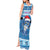 Personalized Blue Tiger Christmas Tank Maxi Dress Kawaii Derpy Tiger Santa Mode - Wonder Print Shop