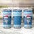 Personalized Blue Tiger Christmas Tumbler Cup Kawaii Derpy Tiger Santa Mode - Wonder Print Shop