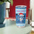 Personalized Blue Tiger Christmas Tumbler Cup Kawaii Derpy Tiger Santa Mode - Wonder Print Shop