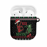 Funny Six Seven Skeleton Hand AirPods Case Meme Gen Alpha Slang - Wonder Print Shop