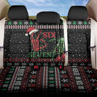 Funny Six Seven Skeleton Hand Back Car Seat Cover Meme Gen Alpha Slang - Wonder Print Shop