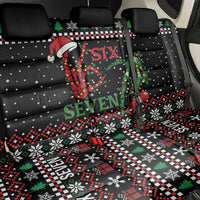 Funny Six Seven Skeleton Hand Back Car Seat Cover Meme Gen Alpha Slang - Wonder Print Shop