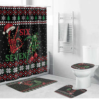 Funny Six Seven Skeleton Hand Bathroom Set Meme Gen Alpha Slang - Wonder Print Shop