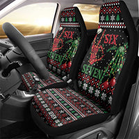 Funny Six Seven Skeleton Hand Car Seat Cover Meme Gen Alpha Slang - Wonder Print Shop