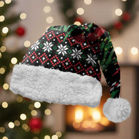Funny Six Seven Skeleton Hand Christmas Santa Hat Meme Gen Alpha Slang - Wonder Print Shop