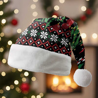Funny Six Seven Skeleton Hand Christmas Santa Hat Meme Gen Alpha Slang - Wonder Print Shop