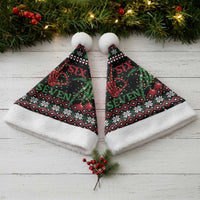 Funny Six Seven Skeleton Hand Christmas Santa Hat Meme Gen Alpha Slang - Wonder Print Shop