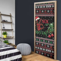 Funny Six Seven Skeleton Hand Door Cover Meme Gen Alpha Slang - Wonder Print Shop