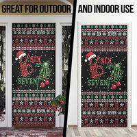 Funny Six Seven Skeleton Hand Door Cover Meme Gen Alpha Slang - Wonder Print Shop
