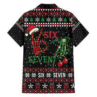 Funny Six Seven Skeleton Hand Hawaiian Shirt Meme Gen Alpha Slang - Wonder Print Shop