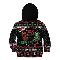 Funny Six Seven Skeleton Hand Kid Hoodie Meme Gen Alpha Slang - Wonder Print Shop