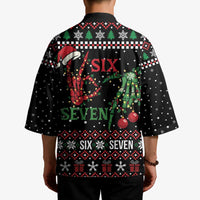 Funny Six Seven Skeleton Hand Kimono Meme Gen Alpha Slang - Wonder Print Shop