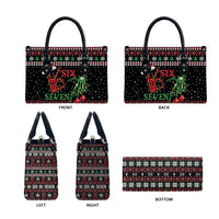 Funny Six Seven Skeleton Hand Leather Bag Meme Gen Alpha Slang - Wonder Print Shop
