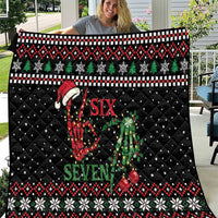 Funny Six Seven Skeleton Hand Quilt Meme Gen Alpha Slang - Wonder Print Shop
