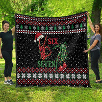 Funny Six Seven Skeleton Hand Quilt Meme Gen Alpha Slang - Wonder Print Shop