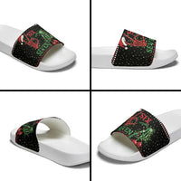 Funny Six Seven Skeleton Hand Slide Sandals Meme Gen Alpha Slang - Wonder Print Shop