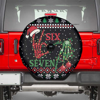 Funny Six Seven Skeleton Hand Spare Tire Cover Meme Gen Alpha Slang - Wonder Print Shop