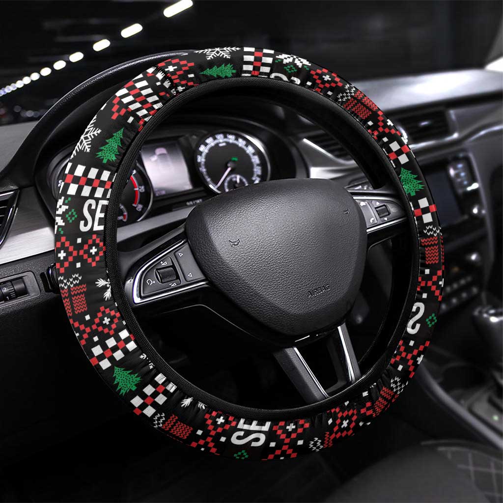 Funny Six Seven Skeleton Hand Steering Wheel Cover Meme Gen Alpha Slang - Wonder Print Shop