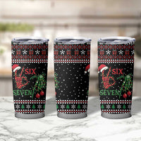 Funny Six Seven Skeleton Hand Tumbler Cup Meme Gen Alpha Slang - Wonder Print Shop