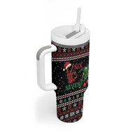 Funny Six Seven Skeleton Hand Tumbler With Handle Meme Gen Alpha Slang - Wonder Print Shop