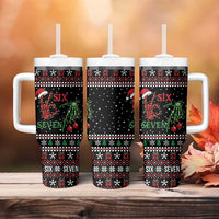 Funny Six Seven Skeleton Hand Tumbler With Handle Meme Gen Alpha Slang - Wonder Print Shop