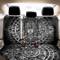 Mexico Aztec Warrior Goddess Back Car Seat Cover Aztec Skull Tribal Calender Silver Spirit - Wonder Print Shop