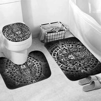 Mexico Aztec Warrior Goddess Bathroom Set Aztec Skull Tribal Calender Silver Spirit - Wonder Print Shop