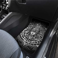 Mexico Aztec Warrior Goddess Car Mats Aztec Skull Tribal Calender Silver Spirit - Wonder Print Shop