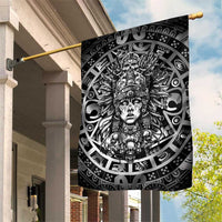 Mexico Aztec Warrior Goddess Garden Flag Aztec Skull Tribal Calender Silver Spirit - Wonder Print Shop