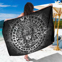 Mexico Aztec Warrior Goddess Sarong Aztec Skull Tribal Calender Silver Spirit - Wonder Print Shop