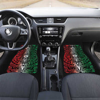 Mexico Aztec Warrior Goddess Car Mats Aztec Skull Tribal Calender Tricolor Spirit - Wonder Print Shop