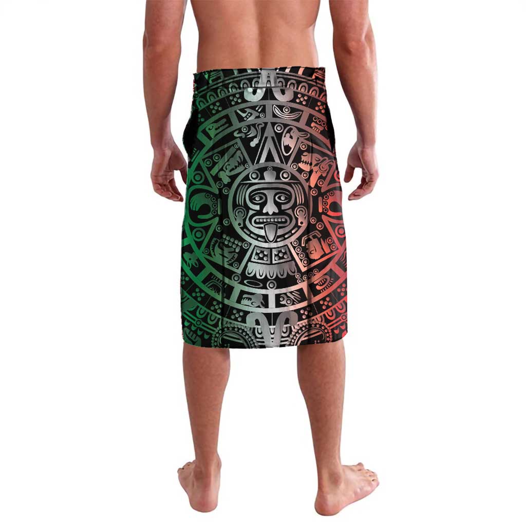 Mexico Aztec Warrior Goddess Lavalava Aztec Skull Tribal Calender Tricolor Spirit - Wonder Print Shop