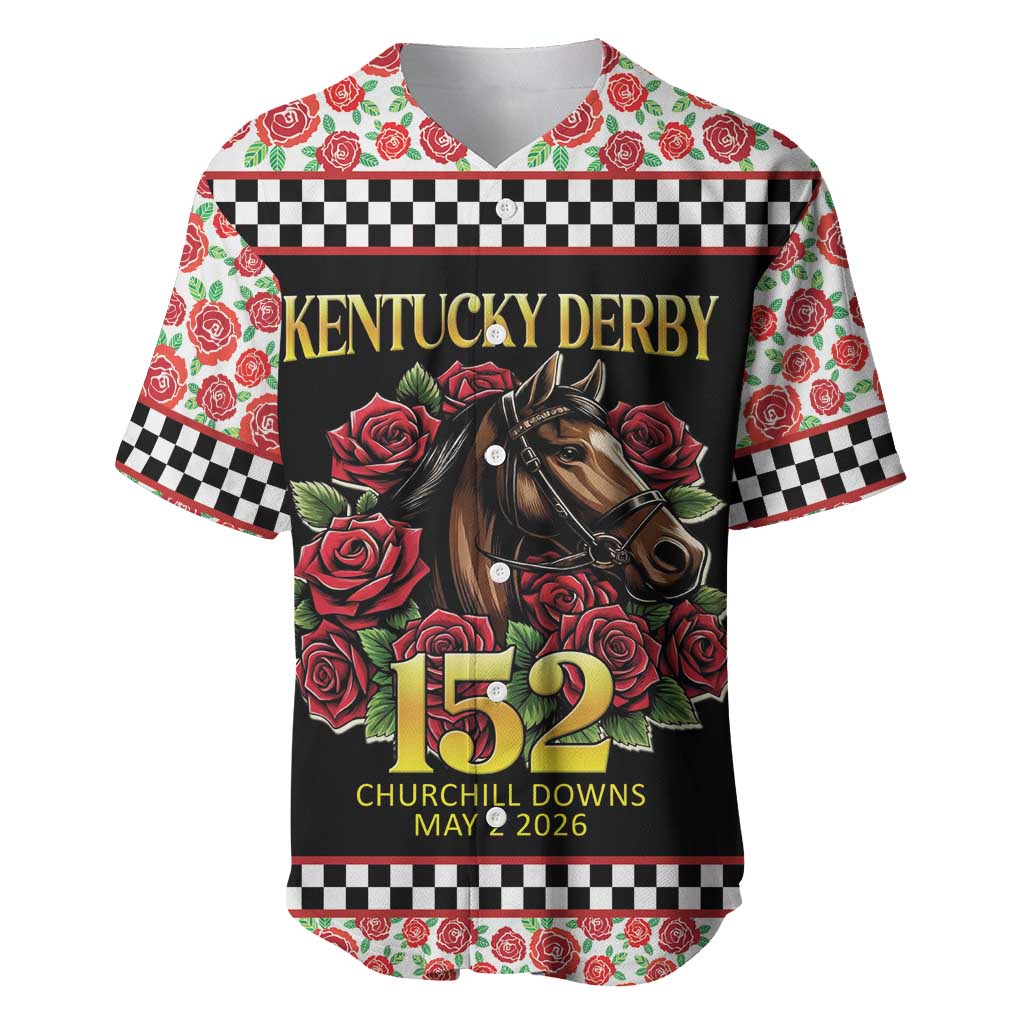 Kentucky Horse Racing 152nd Baseball Jersey Run for the Roses May 2026