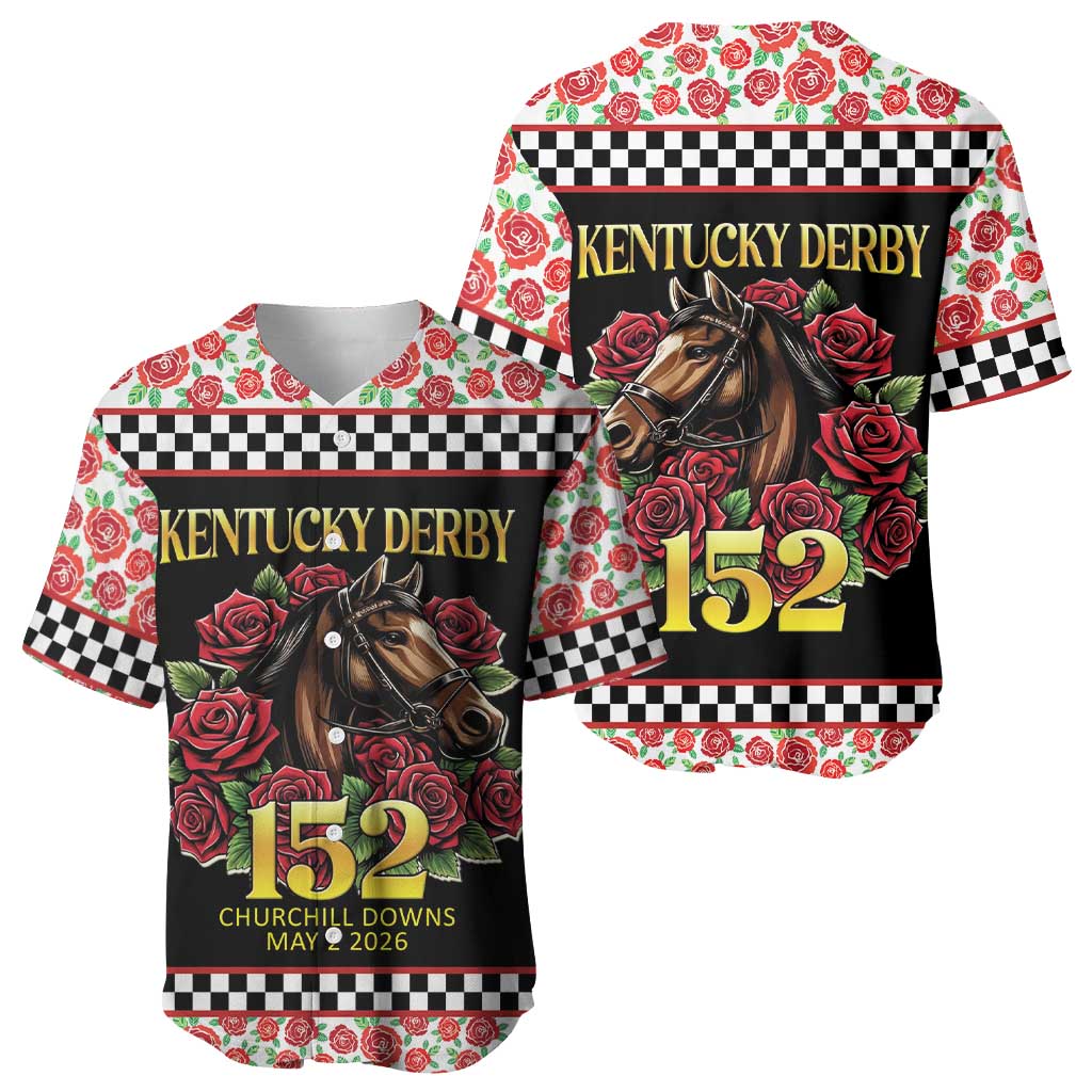 Kentucky Horse Racing 152nd Baseball Jersey Run for the Roses May 2026
