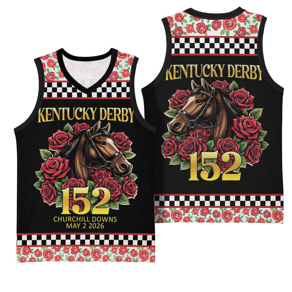Kentucky Horse Racing 152nd Basketball Jersey Run for the Roses May 2026