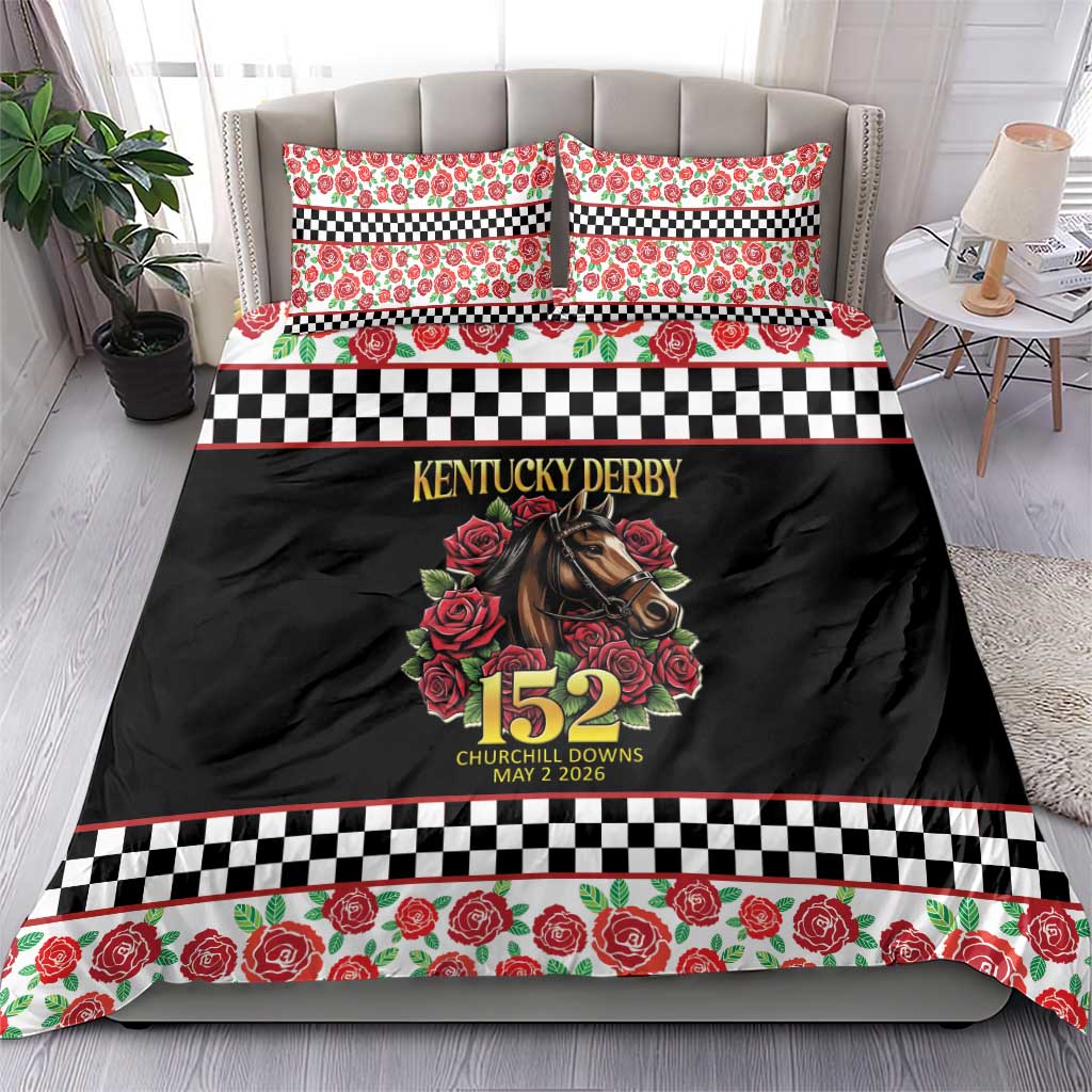 Kentucky Horse Racing 152nd Bedding Set Run for the Roses May 2026