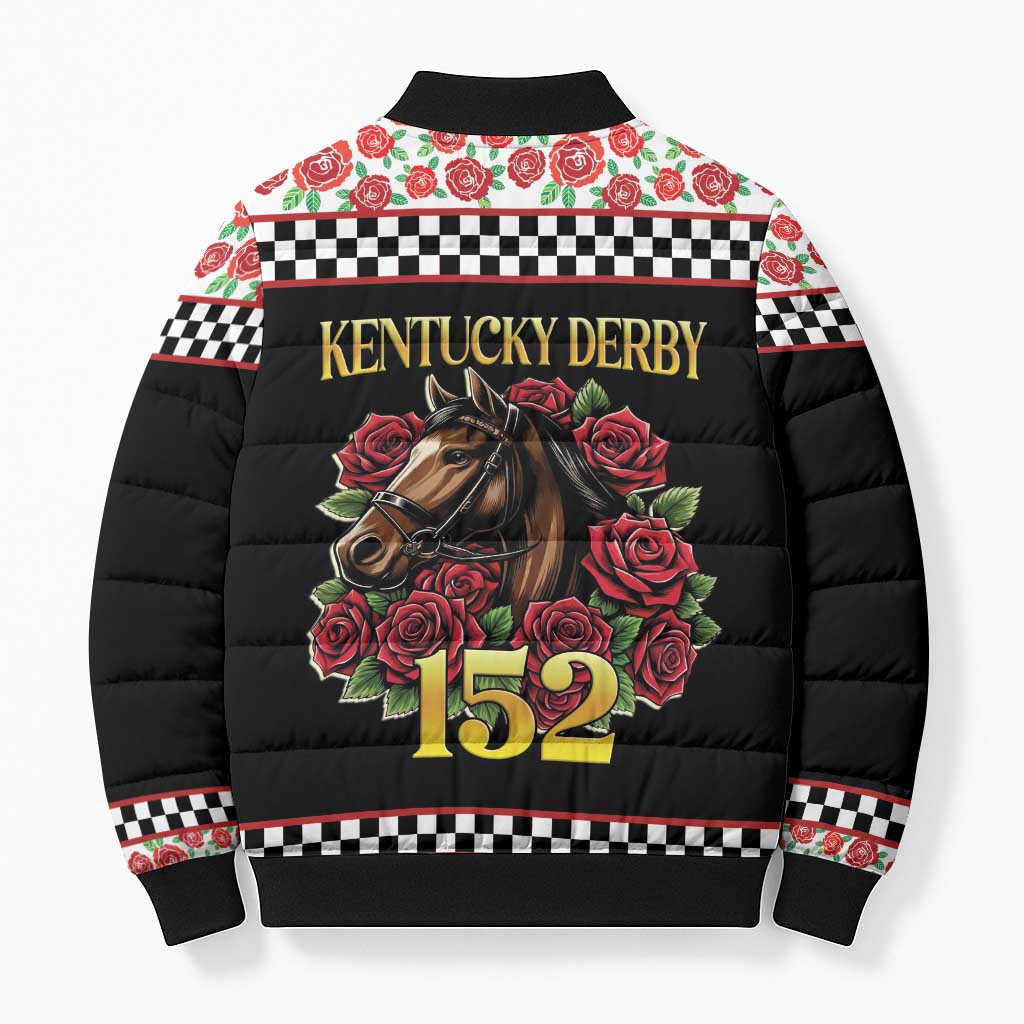Kentucky Horse Racing 152nd Bomber Puffer Jacket Run for the Roses May 2026