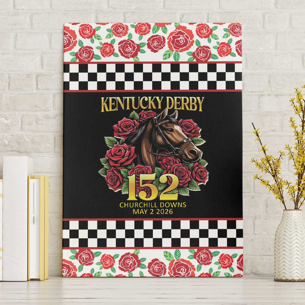 Kentucky Horse Racing 152nd Canvas Wall Art Run for the Roses May 2026