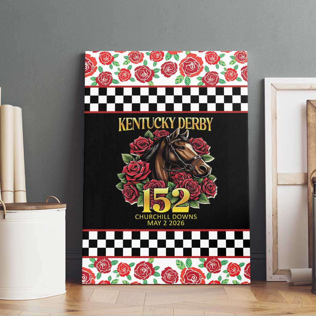 Kentucky Horse Racing 152nd Canvas Wall Art Run for the Roses May 2026