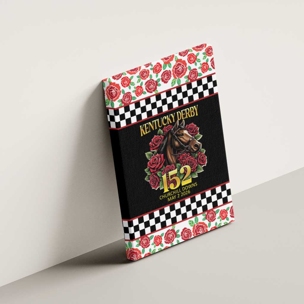 Kentucky Horse Racing 152nd Canvas Wall Art Run for the Roses May 2026