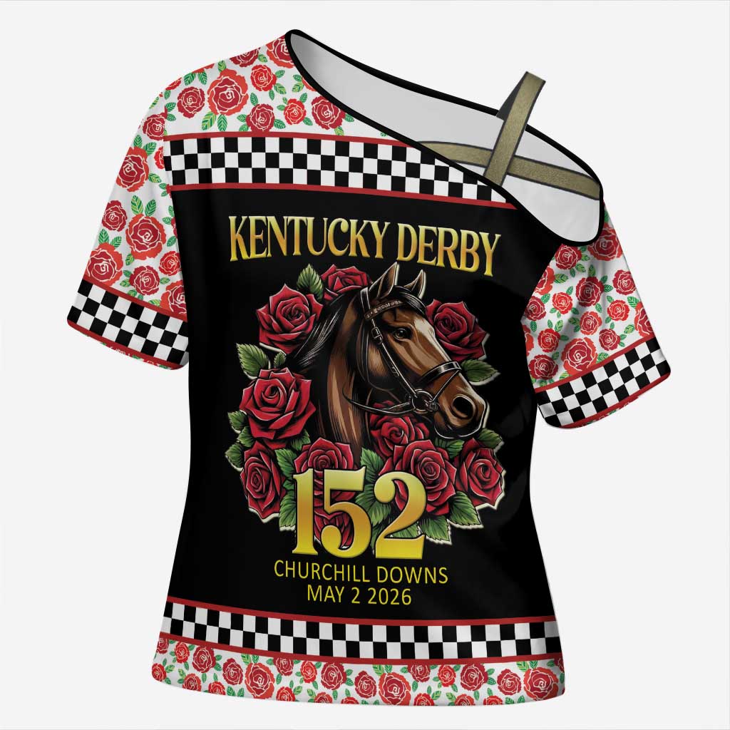 Kentucky Horse Racing 152nd Cross Shoulder Shirt Run for the Roses May 2026