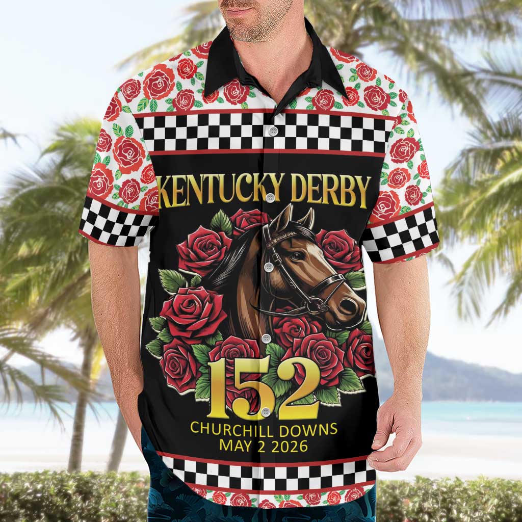 Kentucky Horse Racing 152nd Hawaiian Shirt Run for the Roses May 2026