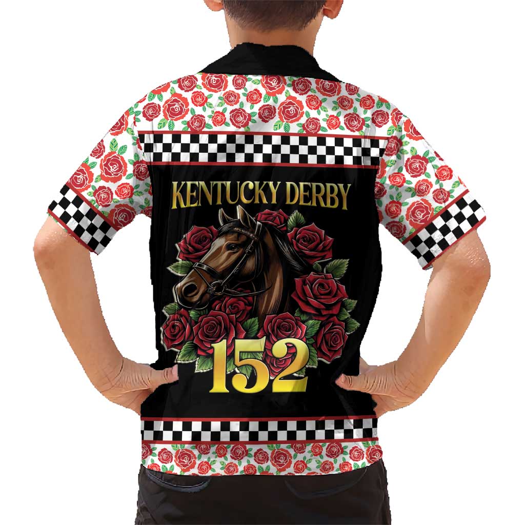 Kentucky Horse Racing 152nd Kid Hawaiian Shirt Run for the Roses May 2026