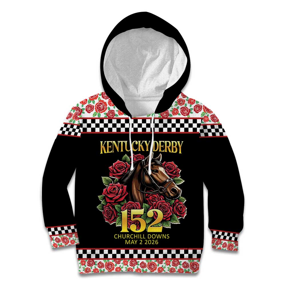Kentucky Horse Racing 152nd Kid Hoodie Run for the Roses May 2026