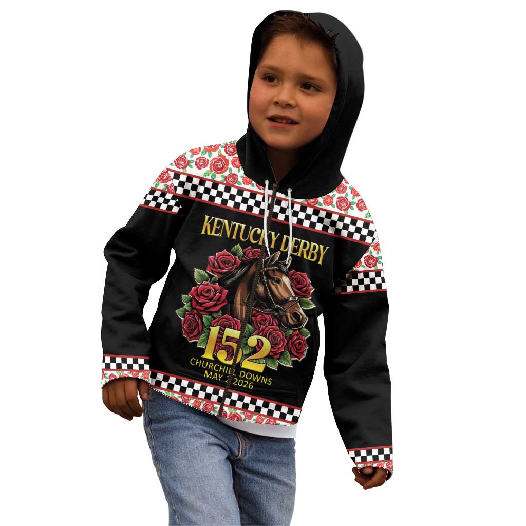Kentucky Horse Racing 152nd Kid Hoodie Run for the Roses May 2026