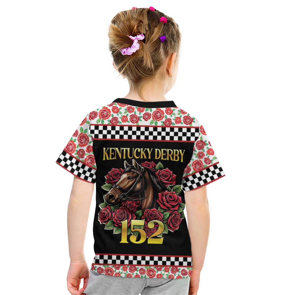 Kentucky Horse Racing 152nd Kid T Shirt Run for the Roses May 2026