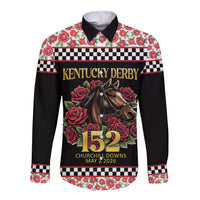 Kentucky Horse Racing 152nd Long Sleeve Button Shirt Run for the Roses May 2026