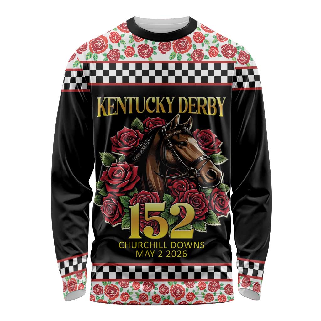 Kentucky Horse Racing 152nd Long Sleeve Shirt Run for the Roses May 2026